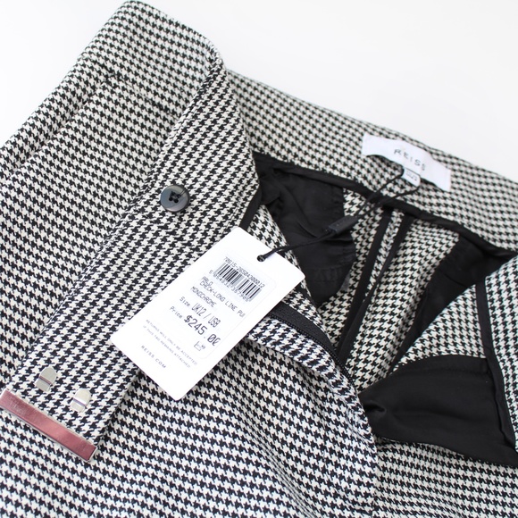 NWT REISS Arlo Check Trousers US 8/ EU 40 - Picture 8 of 16